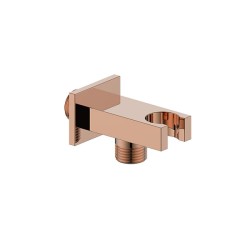 Quadratischer Duschauslass Rosegold