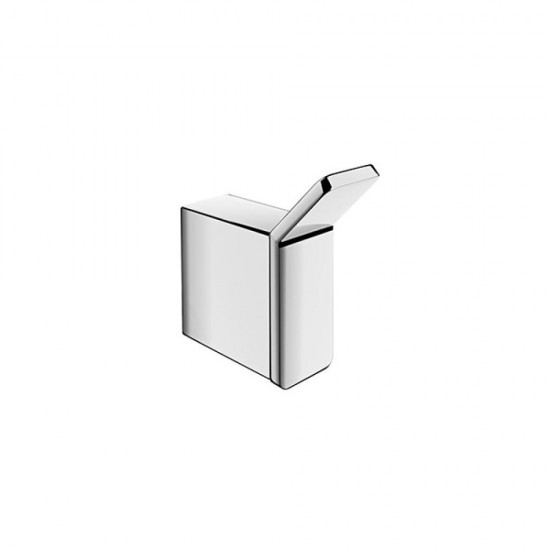 Norma Single Robe Hook Shiny Stainless Steel